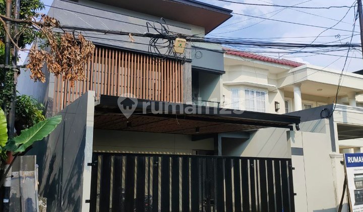 Dijual Rumah Mewah Bangunan Baru Di Perumahan Elite Pondok Kelapa Dekat Lrt Jakarta Timur 2