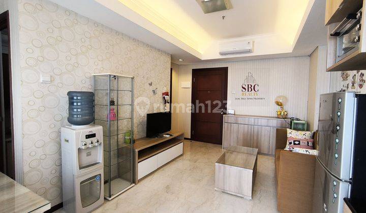 Disewakan Unit Apartemen Royal Mediterania Residence Furnished Tipe 2BR+ 2