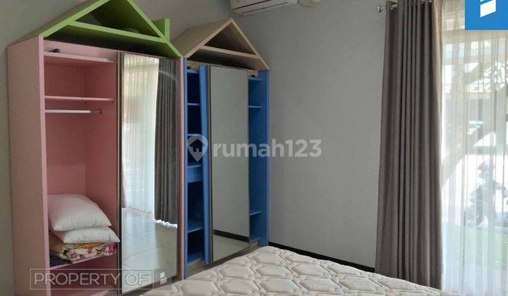 Rumah Hoek View Danau Dan Taman Full Furnished Siap Huni di Kbp 2