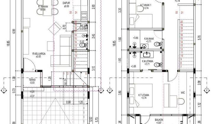 Rumah Baru 2 Lantai Siap Pakai Di Muara Barat 2