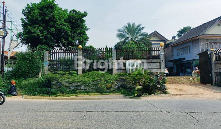 TANAH STRATEGIS PINGGIR JALAN DEKAT PINTU TOL LIMO DEPOK 1