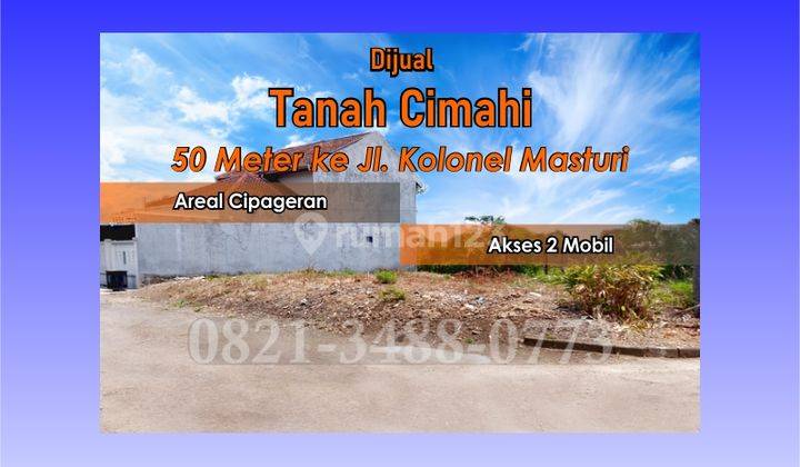 Jual Tanah Di Cimahi Area Cipageran, SHM 1