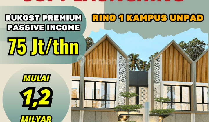 Rukost Premium Jatinangor Termurah Full Furnished, SHM 1