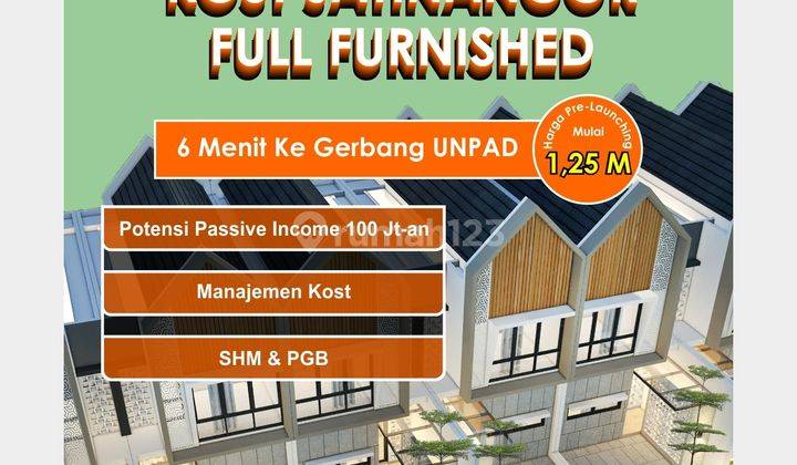 Jual Kosan Murah Bagus di Jatinangor, Full Furnished 1