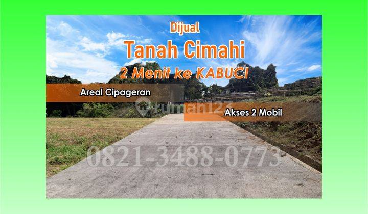 Jual Tanah Di Cimahi Area Cipageran, SHM 1