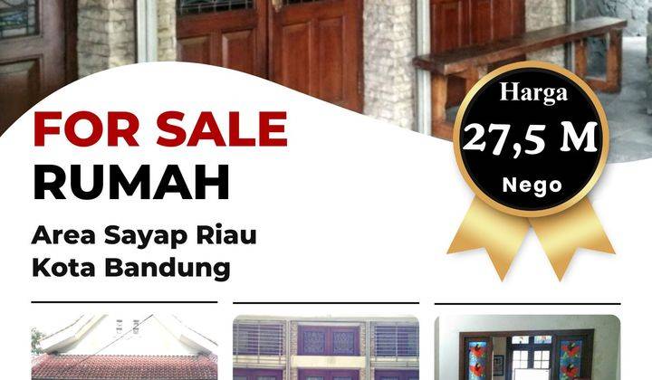 Dijual Rumah di Jl Re Martadina Area Jl. Riau Bandung Murah 2