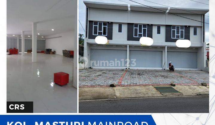Ruko 2 Lantai Rendeng 3 Daerah Kol Masturi Mainroad 1