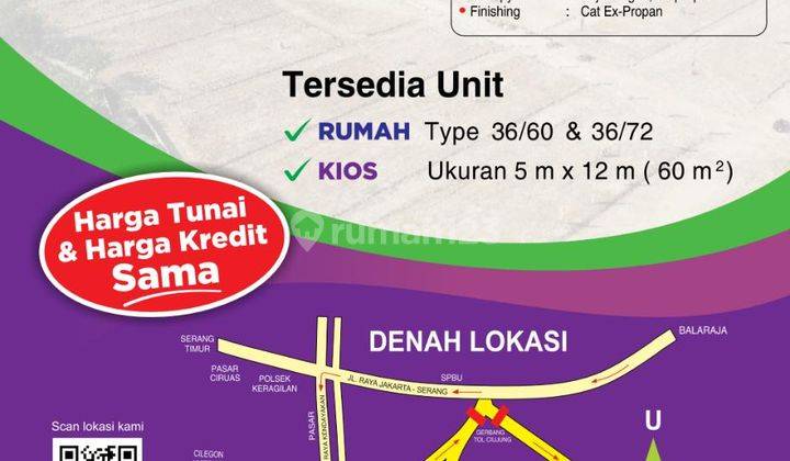 Rumah baru tanpa BI checking  2