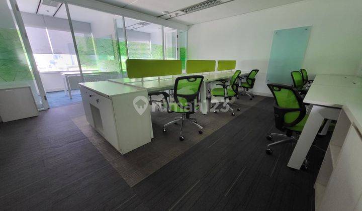 Sewa Kantor 363 M2 Furnish Siap Huni di Mid Plaza Sudirman, Hrg Nego 1