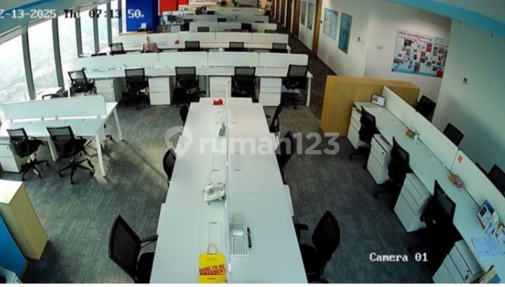 Office Rental Ready to Use 1223 m2 at AIA Central Sudirman