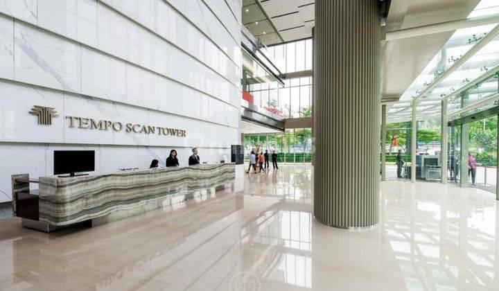 Sewa Kantor Partisi 341 M2 di Tempo Scan Tower Lokasi Prime 9
