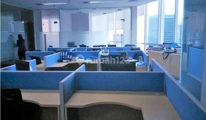 Sewa Super Murah Kantor di Axa Tower Full Furnished 337 M2, Nego 1
