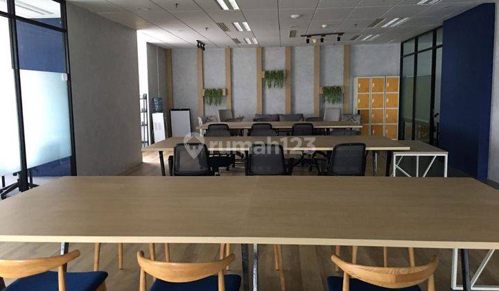 Sewa Kantor di Tokopedia Tower 350 M2 Kondisi Sdh Partisi, Nego 1