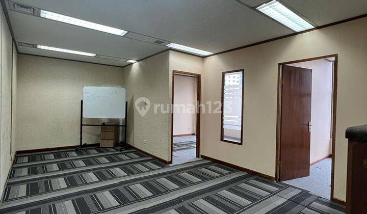 Sewa Kantor 91 M2 Sdh Partisi di Wisma Nugra Santana Sudirman 1