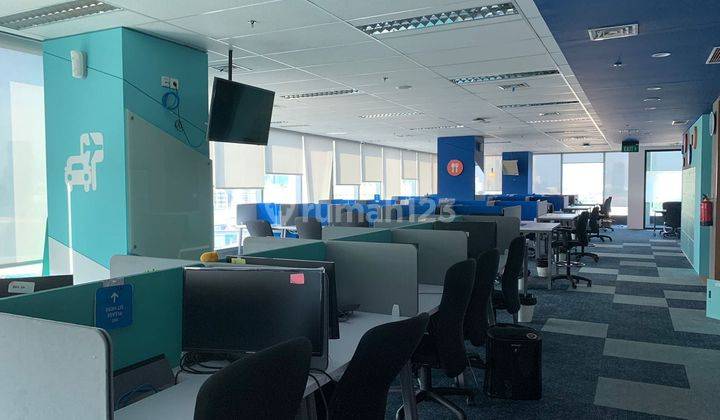 Sewa Kantor 1 Lt 1100 M2 Full Furnish di Midpoint Place Tn. Abang 1