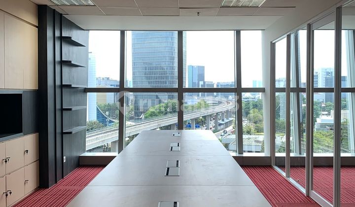 Sewa Kantor Exclusive 214 m2 Semi Furnish di Menara Karya Kuningan