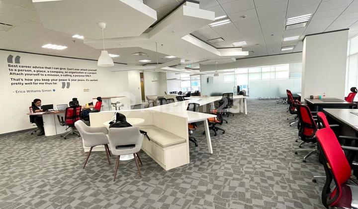 Sewa Kantor Full Furnish Siap Huni 550 m2 di Noble House Mega Kuningan