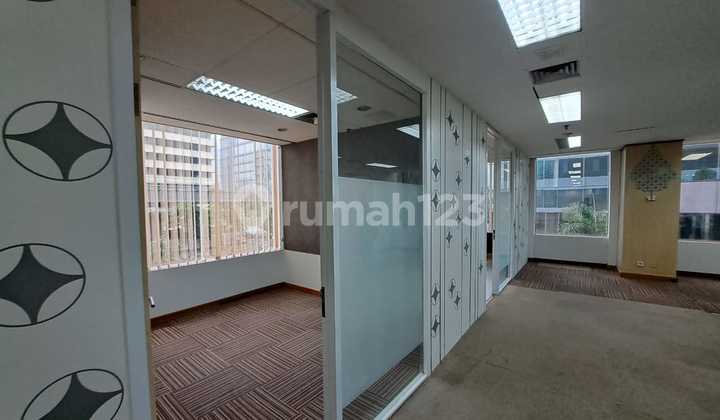 Sewa Kantor 270 m2 di Palma One Kuningan, Sdh Partisi Siap Huni