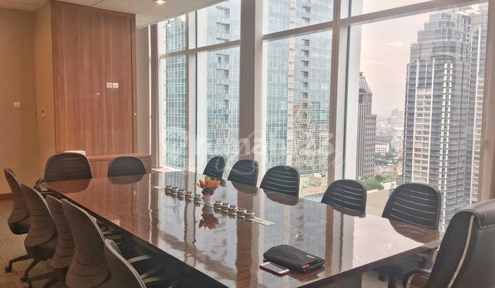 Sewa Kantor Full Furnish Siap Huni 222 M2 di Equity Tower Scbd 2