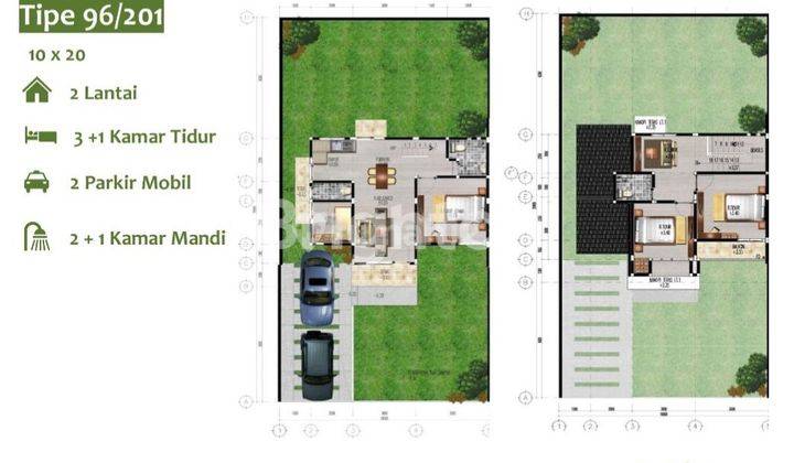 RUMAH HUNIAN TIPE 96 CLUSTER MAYA PERUMAHAN TAMANSARI GRAND SAMARINDA 2