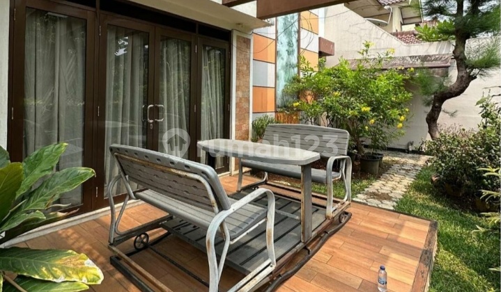 :fire: Fully Furnished 280M² SHM House in Rancho Indah, Tanjung Barat, South Jakarta - 6.5M Negotiable! 2 Floors, 3+2 Bedrooms Ready to Occupy, 24-Hour One Gate Access 2