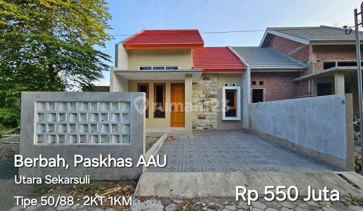 RUMAH MURAH MINIMALIS DI SEKARSULI BERBAH, SELATAN PASKHAS AAU 1