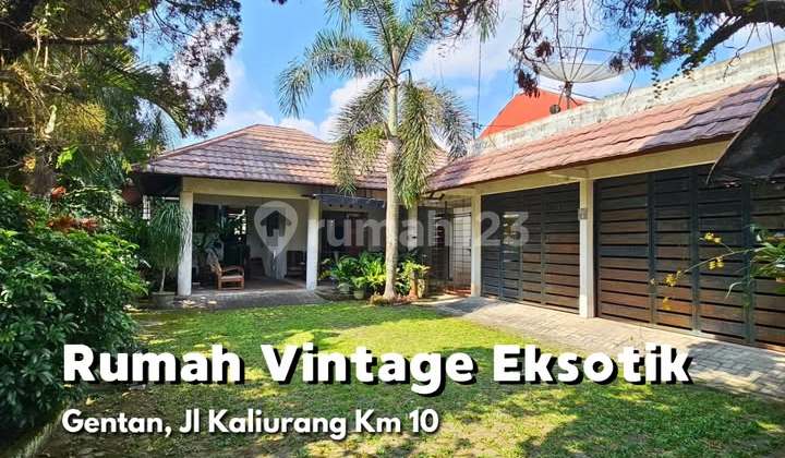 Rumah Klaksi Eksotik Luas 837 M². Strategis Jl Kaliurang Km 10. Cocok Buat Cafe/homestay/dll