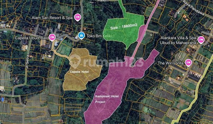 Prime Riverside Land in the Ubud Area Adjacent to Capella Ubud