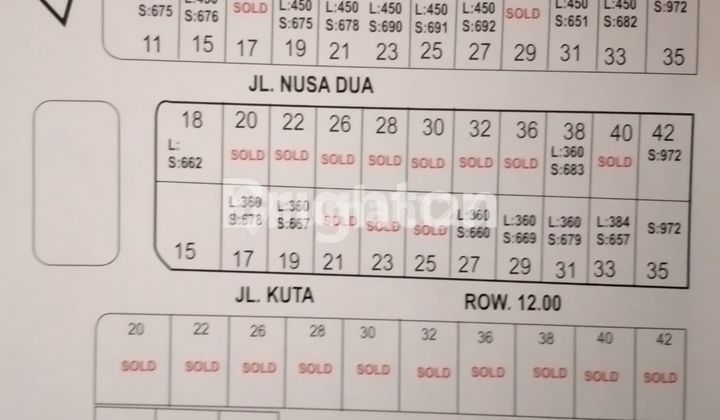 Land plot area in Jimbaran is suitable for boarding houses, villas, and private residences.