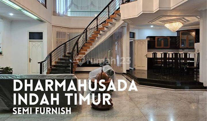 Rumah Elite Bagus Semi Furnished SHM di Dharma Husada Dekat Kertajaya  1