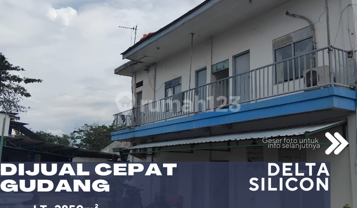 Dijual Gudang Pablikasi Kawasan Industri Delta Silicon di Cikarang Selatan Bekasi