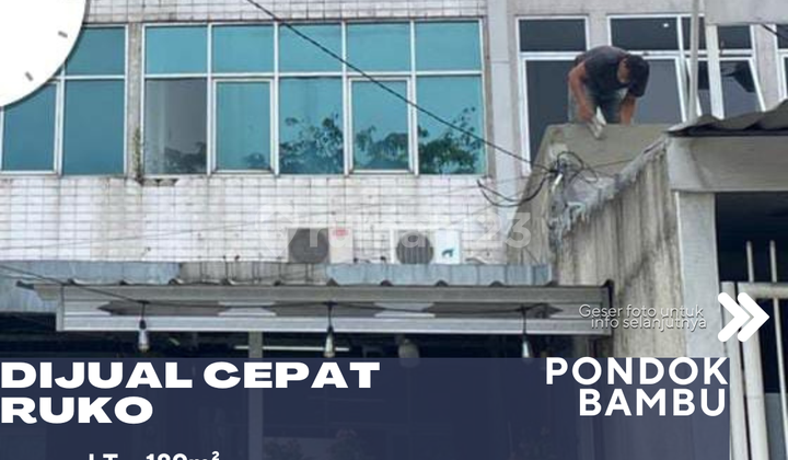 Dijual Ruko untuk Kantor dan Bisnis Lokasi Strategis di Pondok Bambu Jakarta Timur