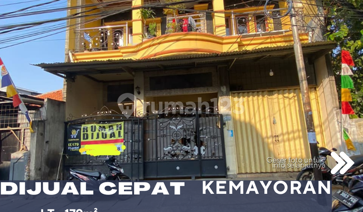 Dijual Cepat Rumah dan Ruko di Depannya di Kemayoran Jakarta Pusat
