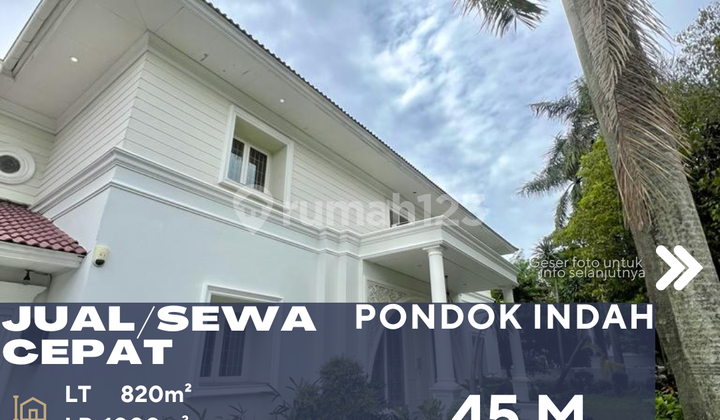 Pondok Indah Jakarta Selatan Dijual Disewakan Rumah Luxurious