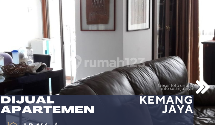 Dijual Cepat Apartemen Kemang Jaya 2BR Full Furnish City View
