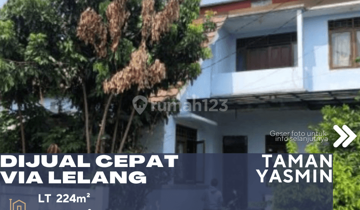 Bogor Barat Dijual Cepat Rumah Taman Yasmin Via Lelang 1