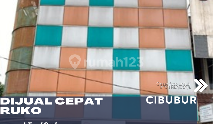 Dijual Ruko Lokasi Strategis di Cibubur Jakarta Timur