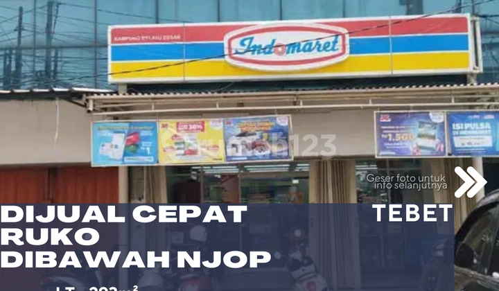 Dijual Ruko Lokasi Strategis Harga di Bawah NJOP di Tebet Jakarta Selatan