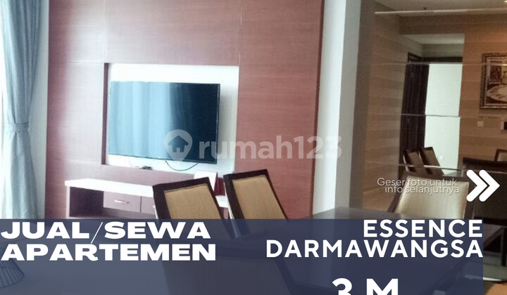 Dijual Disewakan Apartemen Essence Darmawangsa 3+1Br Fully Furnished View Bagus
