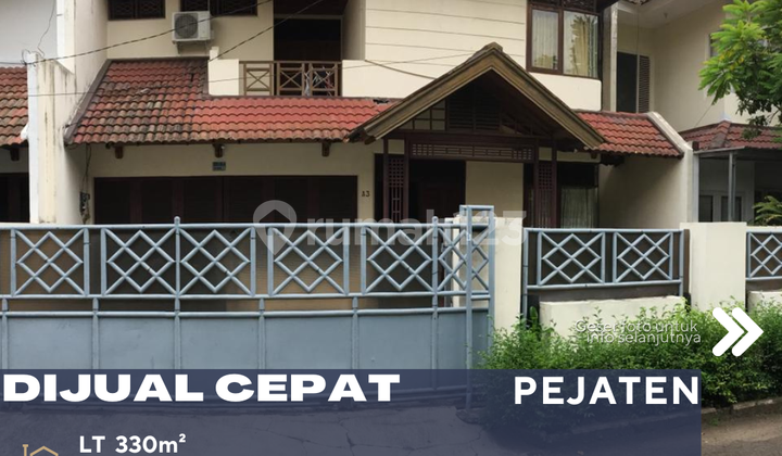 Pejaten Jaksel Dijual Cepat Rumah Bagus 2 Lantai Lokasi Strategis 1