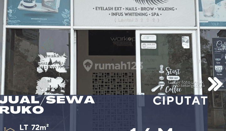 Ciputat Tangerang Selatan Dijual Sewakan Cepat Ruko 1