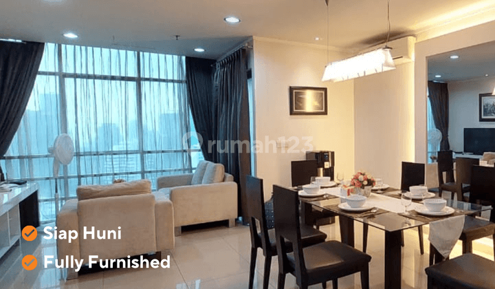 Disewakan Apartemen Sahid Sudirman 2BR Full Furnish Lantai High 2