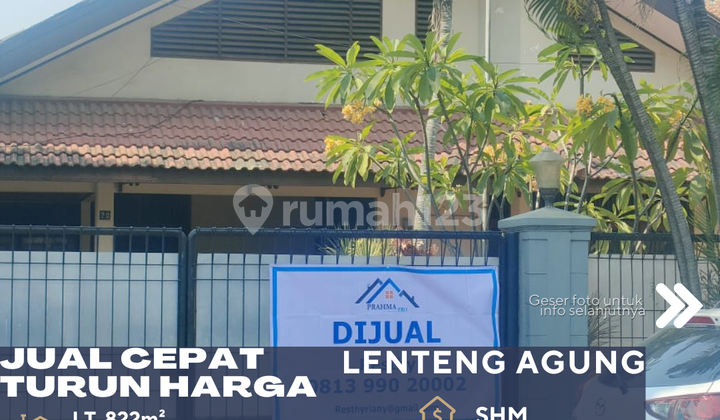 Lenteng Agung Barat Jakarta Selatan Rumah Dijual