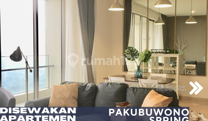 Kebayoran Lama Jakarta Selatan Disewa Apartemen Pakubuwono Spring 2+1BR Full Furnish