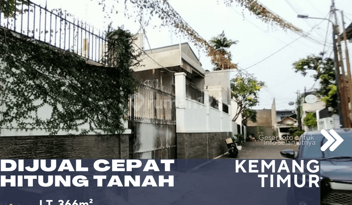 Kemang Jual Rumah Hitung Tanah Lokasi Tenang Dan Letak Strategis 1