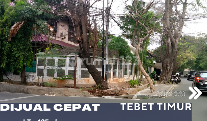 Dijual Rumah Lokasi Strategis Area Komersil Posisi Hoek di Tebet Jakarta Selatan