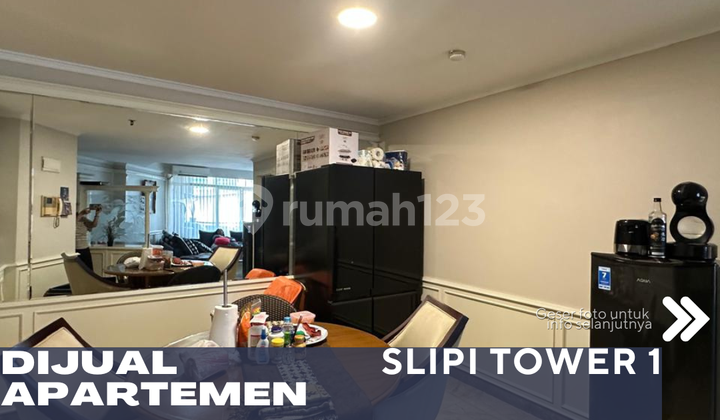 Dijual Apartemen Slipi Tower 1 3+1Br Full Furnished