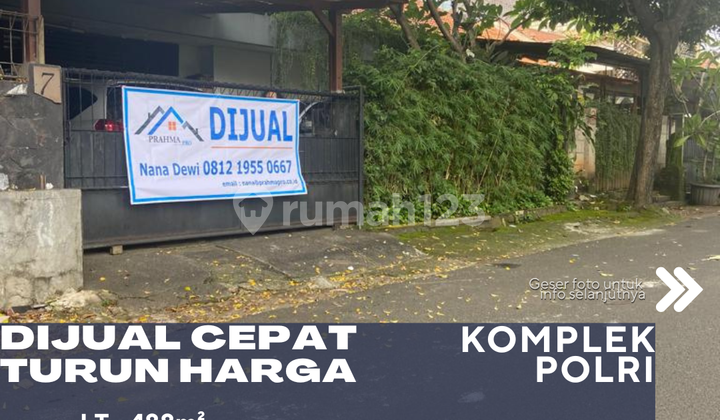 For Sale: Old House in Semanggi, Central Jakarta, Polri Complex Area, Price Reduced