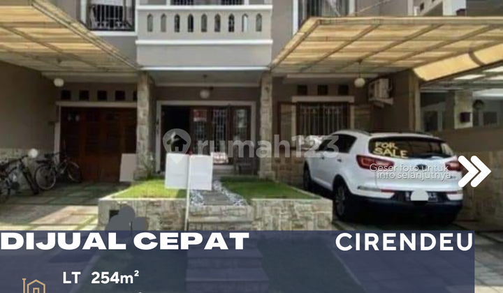 Cirendeu Tangerang Selatan Dijual Rumah Mewah Dalam Perumahan Lokasi Strategis Cirendeu Tangerang Selatan Dijual Rumah Mewah Dalam Perumahan Lokasi Strategis