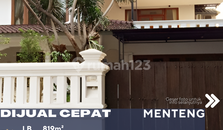 Dijual Rumah Rumah Mewah Area Elite Tenang dan Asri Cocok untuk Expatriate di Menteng Jakarta Pusat